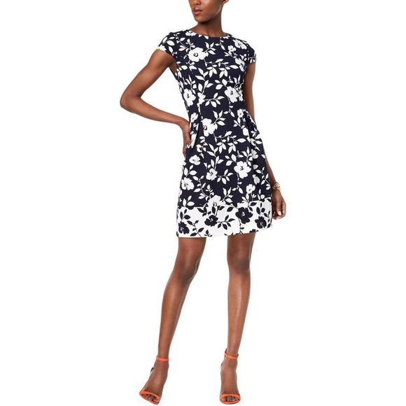 Jessica Howard Dresses Jessica Howard Womens Navy Floral Mini